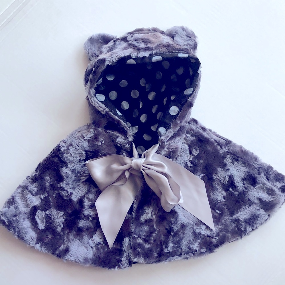 Sugarplum Lane Infant Bear Cape, Size 6-12 months